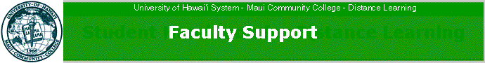 Faculty Support