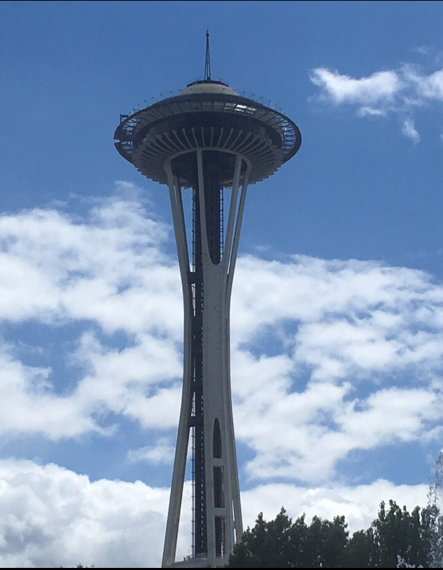 Photo of the Space Needle in Seattle Washington.