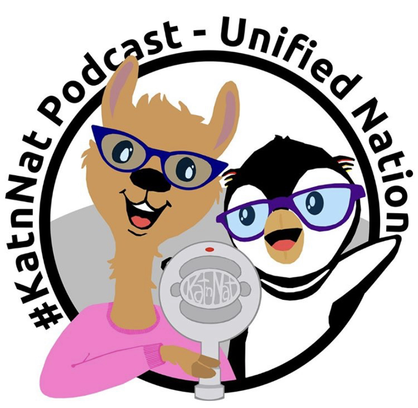 Kat n Nat's Podcast Logo