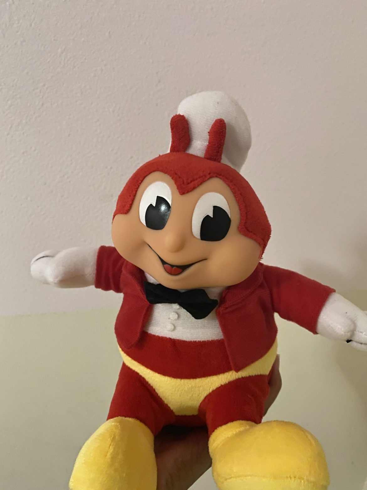 Plush character of Jollibee