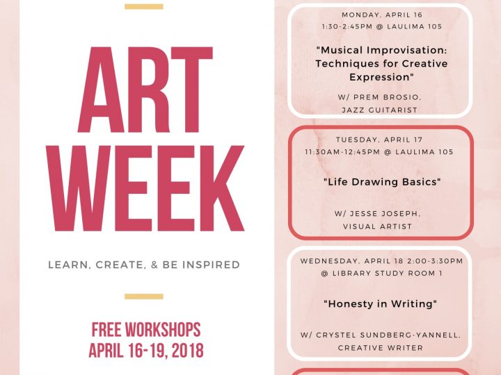 Nā Leo Literary Review Presents: Art Week!